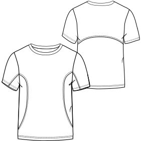 Fashion sewing patterns for T-Shirt 688
